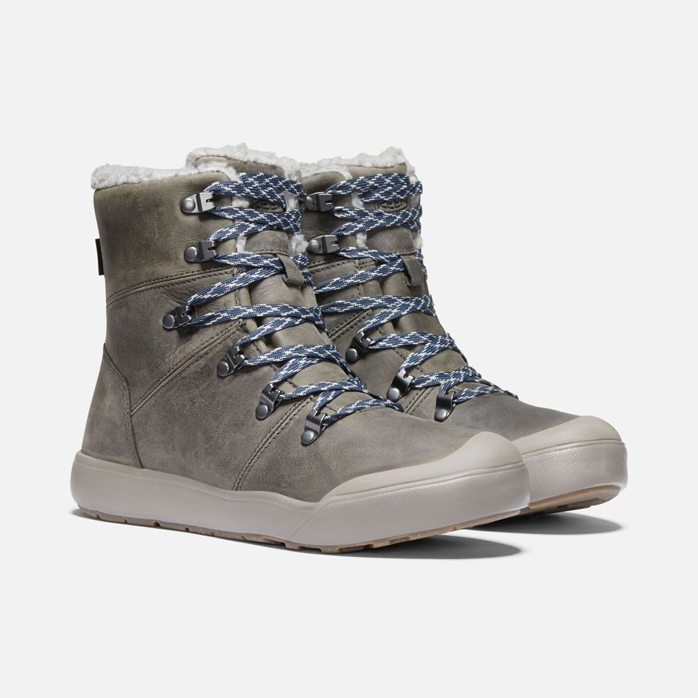 Botas de Zapatillas Keen Mexico Grises - Mujer Elena Hiker Waterproof - OS9041753